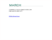 Tablet Screenshot of marchcapital.com